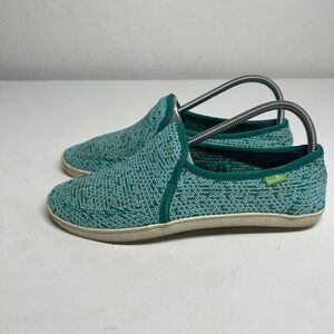 Sanuk Women's Pair O Dice Knit Loafer Flat Parasailing Size 7